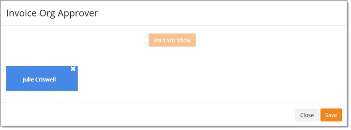 Invoice Org Approver